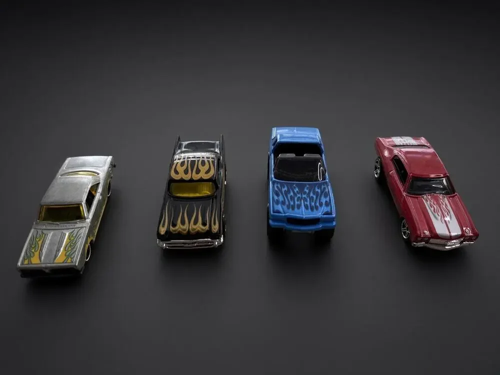 Hot Wheels Flame Cars Lot of 4 164 Diecast